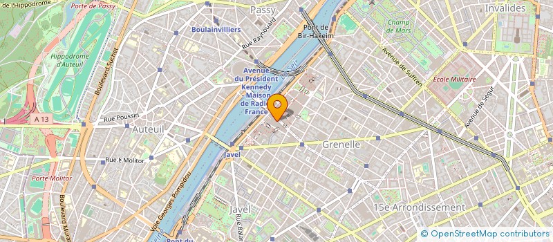 localisation de l'entreprise E.F.R SARL  PARIS