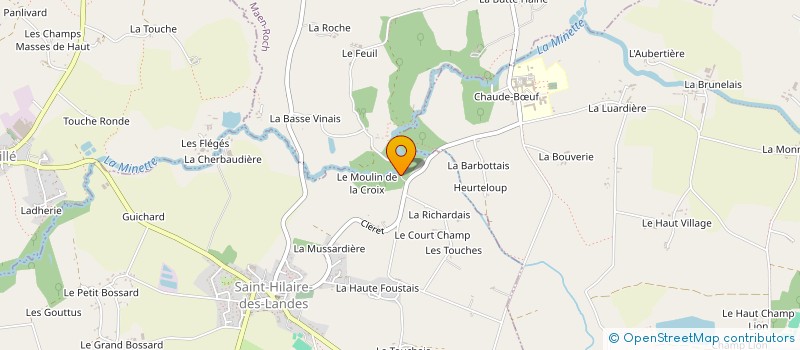 localisation de l'entreprise E.F.T.P. à LA CHAPELLE-SAINT-AUBERT