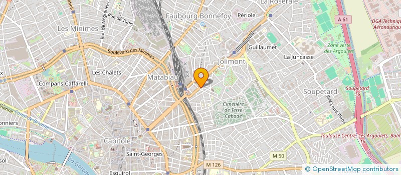 localisation de l'entreprise E.FABRE RENOVATION à TOULOUSE