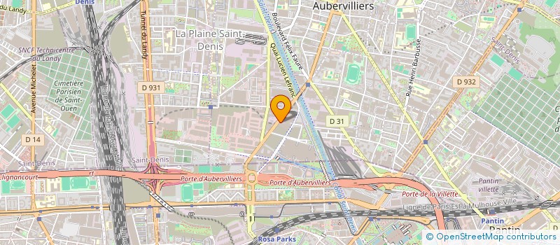localisation de l'entreprise E-FASHION CENTER à AUBERVILLIERS