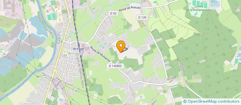localisation de l'entreprise E FC2 à ARNAGE