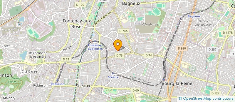 localisation de l'entreprise E.FIBRE à FONTENAY-AUX-ROSES