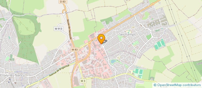 localisation de l'entreprise E FIRE à SEICHAMPS