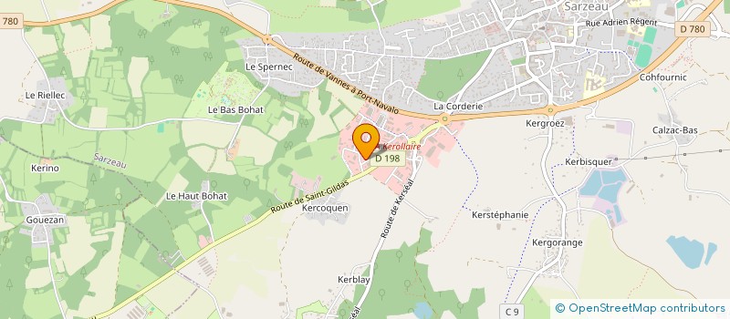 localisation de l'entreprise E.FITNESS  SARZEAU