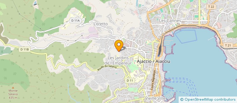localisation de l'entreprise E-FORM@TION à AJACCIO