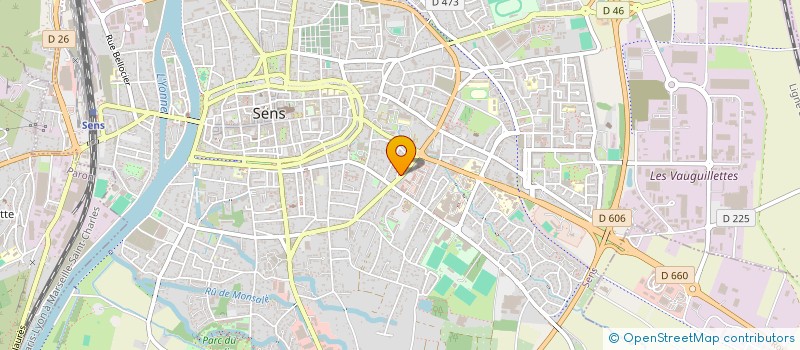 localisation de l'entreprise E.FORMATION & CONSULTANT  SENS