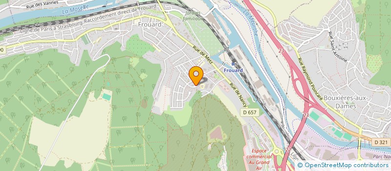 localisation de l'entreprise E.FROUARD  FROUARD