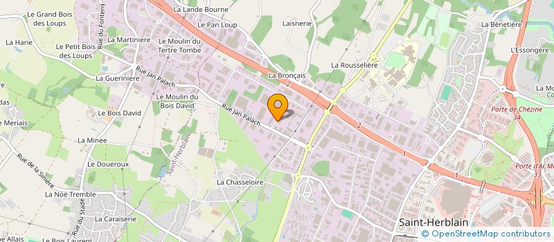 localisation de l'entreprise E-FUMEUR à SAINT-HERBLAIN