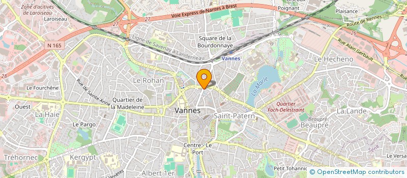 localisation de l'entreprise E-FUMEUR VANNES à VANNES