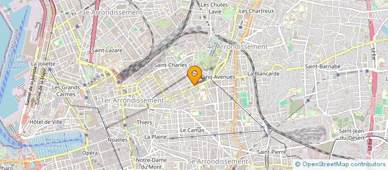 localisation de l'entreprise E G 3000 à MARSEILLE