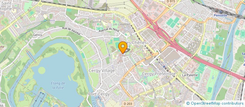 localisation de l'entreprise E G  CERGY