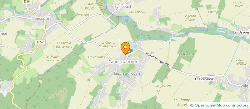 localisation de l'entreprise E.G.A  CANNECTANCOURT