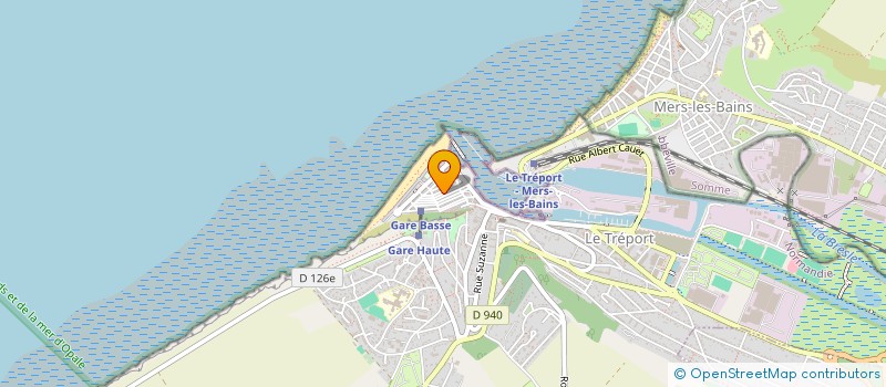 localisation de l'entreprise E.G.A.R: ENTREPRISE GENERALE D'AMENAGEMENT ET DE RENOVATION  LE TREPORT