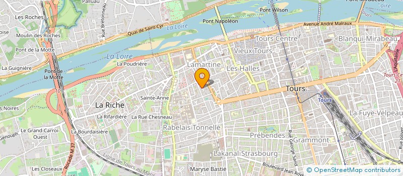 localisation de l'entreprise E.G.A.S  TOURS