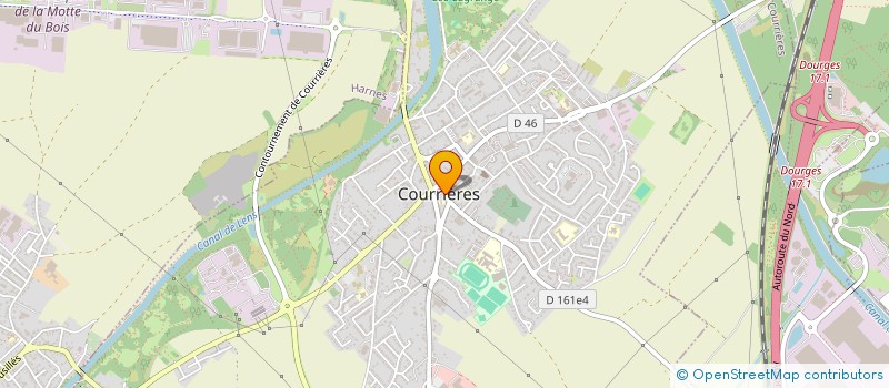 localisation de l'entreprise E.G.B à COURRIERES