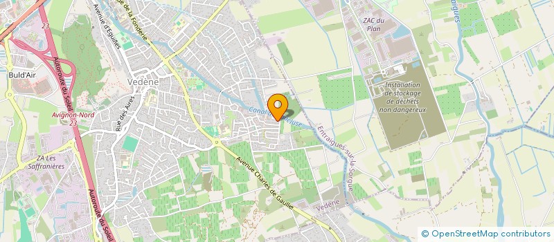 localisation de l'entreprise E.G.B à VEDENE