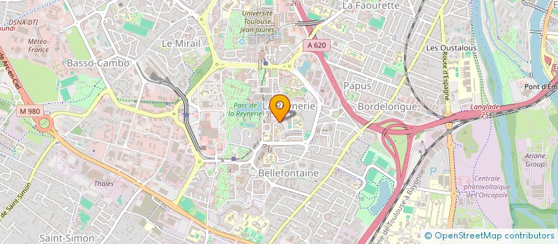 localisation de l'entreprise E.G.B à TOULOUSE