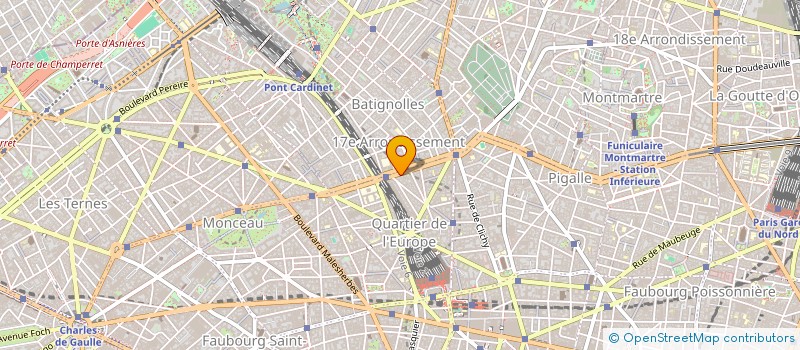 localisation de l'entreprise E.G.B.E.  PARIS