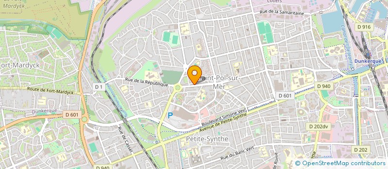 localisation de l'entreprise E.G.B.I. à DUNKERQUE