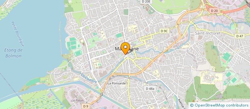 localisation de l'entreprise E.G.B. MEDITERRANEE à MARIGNANE