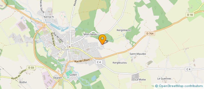 localisation de l'entreprise E.G.B.R.S  SIZUN