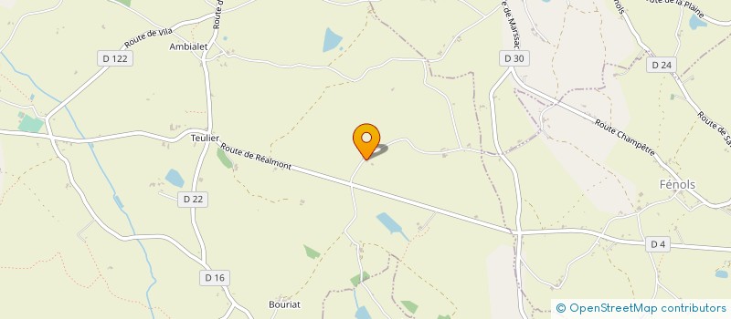 localisation de l'entreprise E.G. BAT  MONTANS