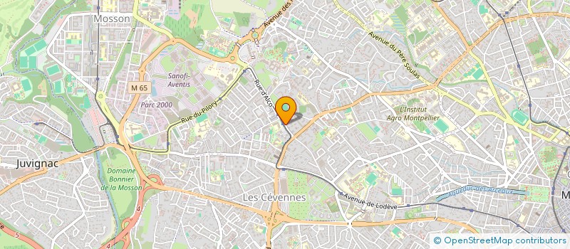 localisation de l'entreprise E.G BAT à MONTPELLIER
