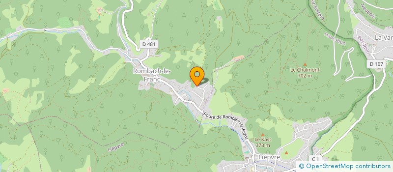 localisation de l'entreprise E.G.C.  ROMBACH-LE-FRANC