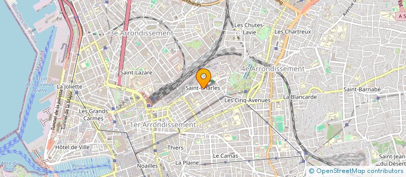 localisation de l'entreprise E.G.C. CHARPENTE COUVERTURE à MARSEILLE
