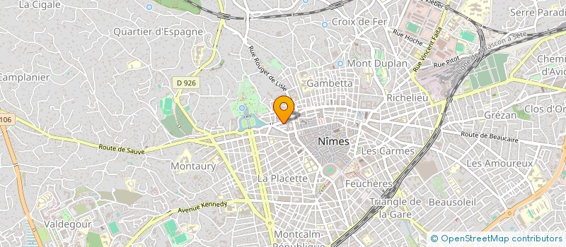 localisation de l'entreprise E.G.C. CONSEIL à NIMES