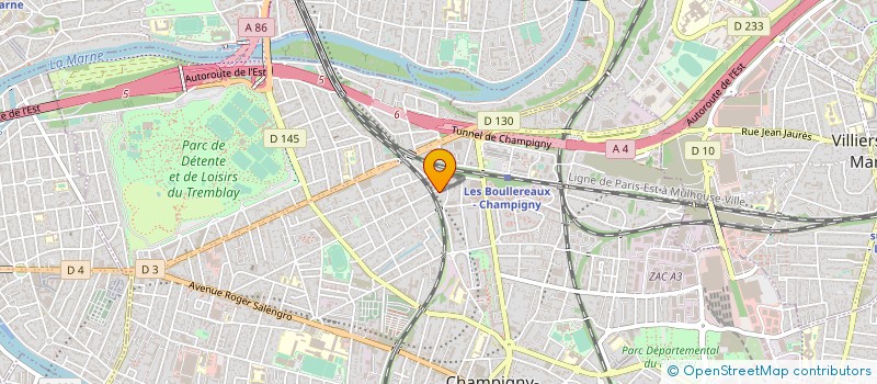 localisation de l'entreprise E.G.C ELECTRICITE & TRAVAUX à CHAMPIGNY-SUR-MARNE