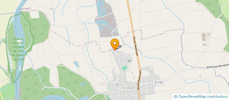 localisation de l'entreprise E.G.C. (ENTREPRISE GENERALE DE CONSTRUCTIONS)  FINHAN