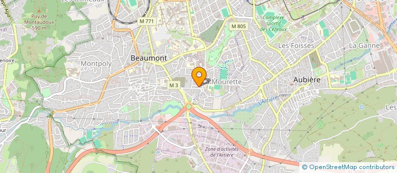 localisation de l'entreprise E.G. CARRELAGES à BEAUMONT