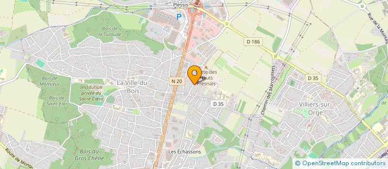localisation de l'entreprise E G D à BALLAINVILLIERS