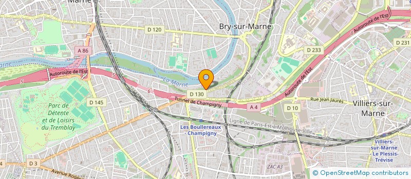 localisation de l'entreprise E G E C O P à BRY-SUR-MARNE