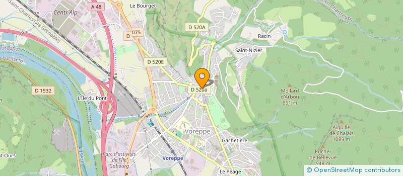 localisation de l'entreprise E.G.E - ECHANTILLON GILLES ELECTRICITE  VOREPPE