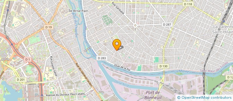 localisation de l'entreprise E.G.E FINANCES à SAINT-MAUR-DES-FOSSES