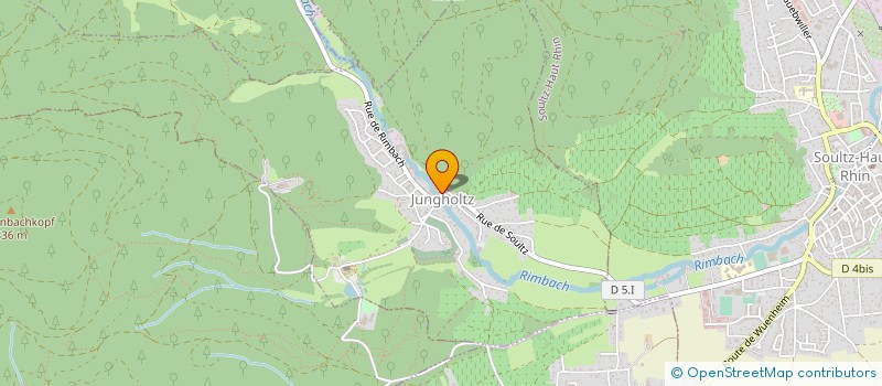 localisation de l'entreprise E.G.E.L.ENTREP GENER ELECT LOR  JUNGHOLTZ