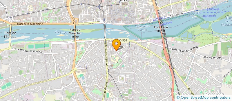 localisation de l'entreprise E.G. ELECTRICITE SARL à ORLEANS