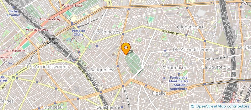 localisation de l'entreprise E.G.F.  PARIS