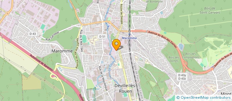 localisation de l'entreprise E.G.I.T.E.C. ENTREPRISE DE GESTION IMMOBILIERE DE TRANSACTION ET D'EXPLOITATION DE CONCEPT COMMERCIAUX  MAROMME