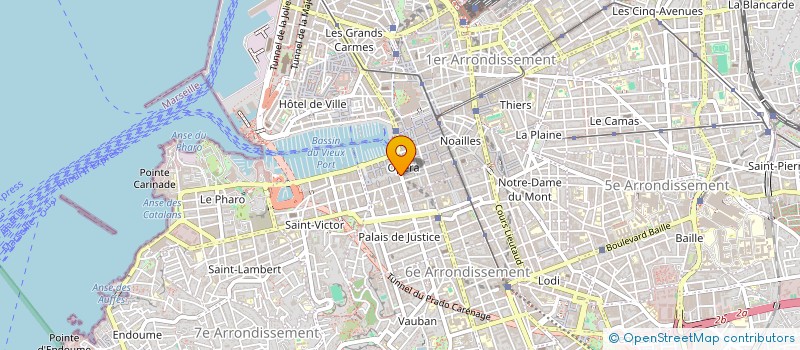localisation de l'entreprise E & G INVEST à MARSEILLE