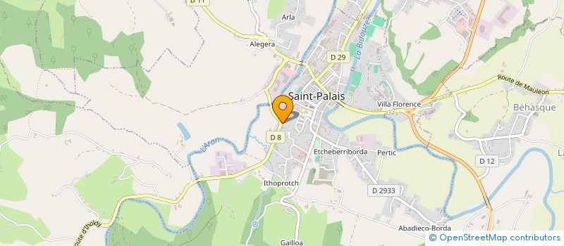 localisation de l'entreprise E.G. INVESTISSEMENTS  SAINT-PALAIS