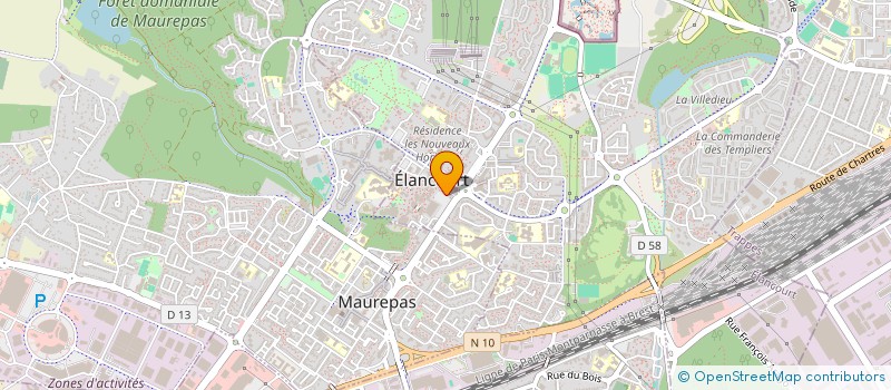 localisation de l'entreprise E.G.M.A. BATIMENT à ELANCOURT