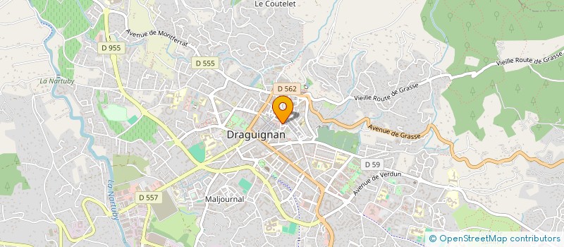 localisation de l'entreprise E G M ASSISTANCE 83  DRAGUIGNAN