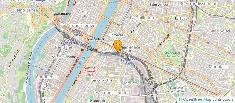 localisation de l'entreprise E G M ELECTRICITE GENERALE MAINTENANCE à LYON