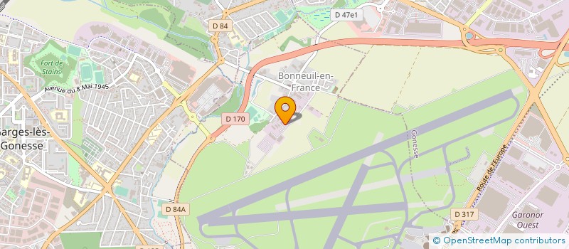 localisation de l'entreprise E.G.M.L. à BONNEUIL-EN-FRANCE