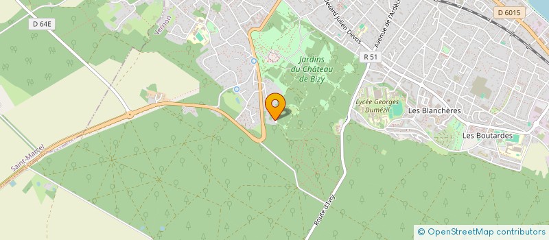 localisation de l'entreprise E G M P C  VERNON