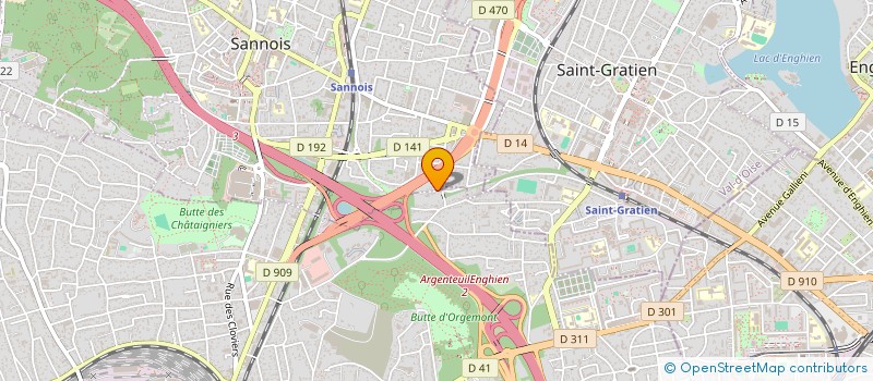 localisation de l'entreprise E.G.N  SANNOIS