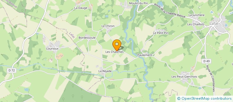 localisation de l'entreprise E.G.P. JOYEUX  SAINT-SULPICE-LE-DUNOIS